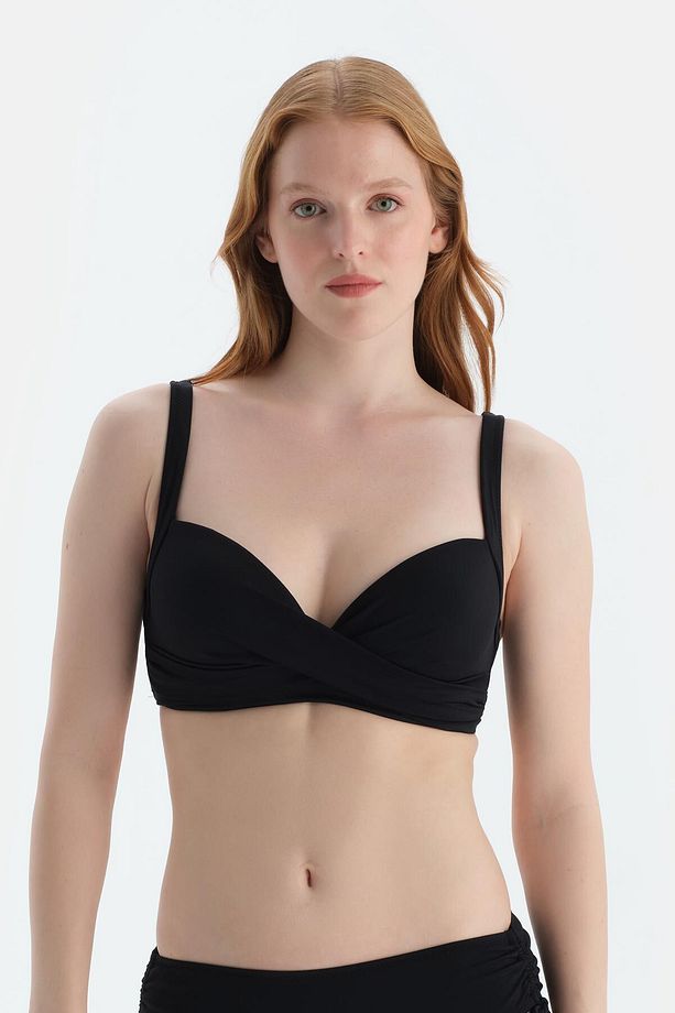Siyah Kaplı Bikini Üstü - 1
