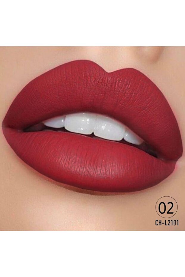 أحمر شفاه CH-L2101 رومانسي صغير غير لامع، W02