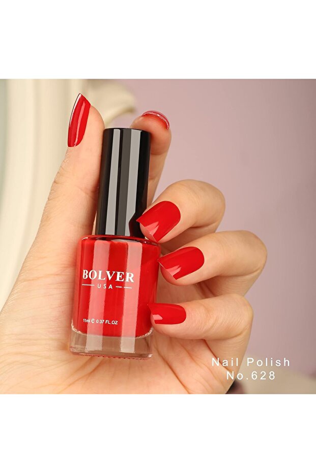 طلاء أظافر، ريد دير، أحمر، 11 مل - 3