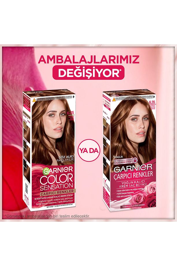 Çarpıcı Renkler 6.35 Çarpıcı Altın Kahve Saç Boyası, Demikit - 7