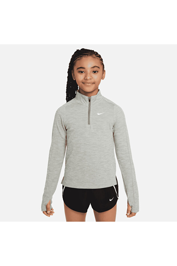 G NK DF LS HZ - DK GREY HEATHER/(أبيض)