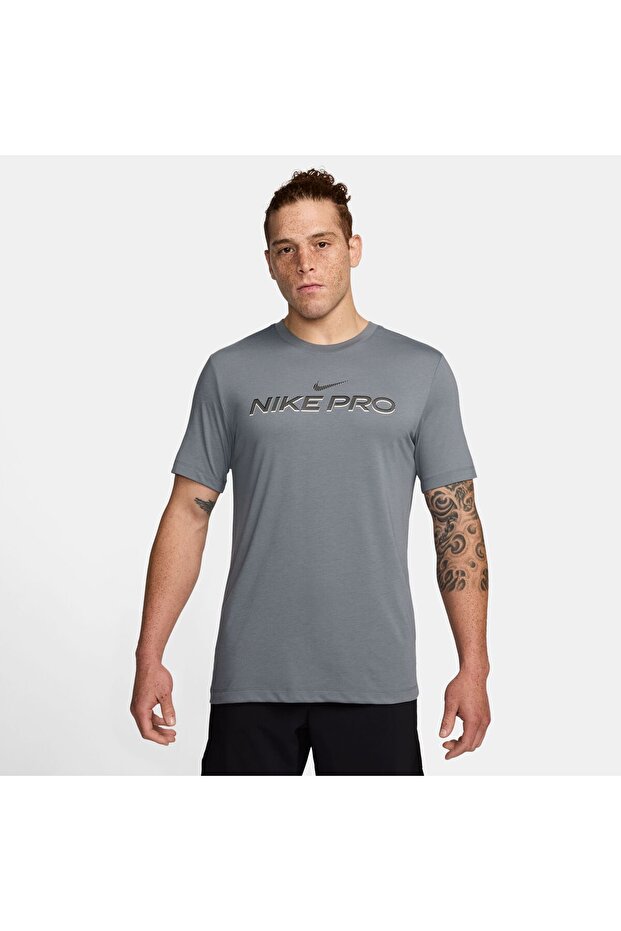 M Nk Df Tee Db Nike Pro - Coolgrey