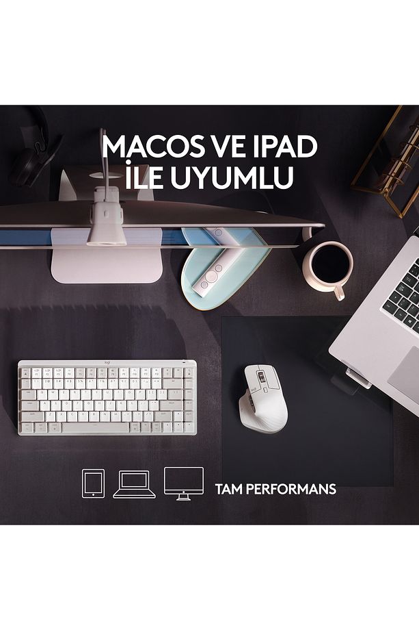 Mx Master 3s For Mac Kablosuz Mouse – Açık Gri - 3