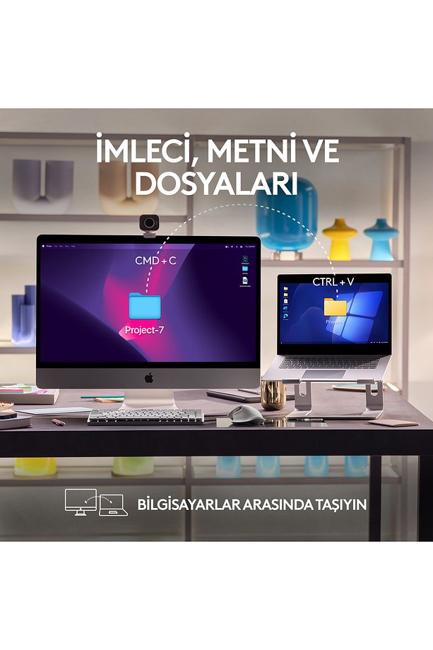 Mx Master 3s For Mac Kablosuz Mouse – Açık Gri - 10