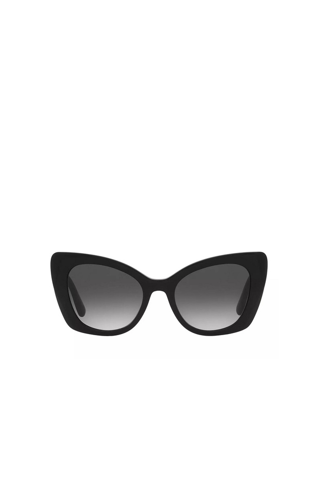 نظارة شمسية نسائية من دولتشي آند غابانا بتصميم فراشة - DG 4405 - مقاس العدسة: 53 مم - أسود - 3