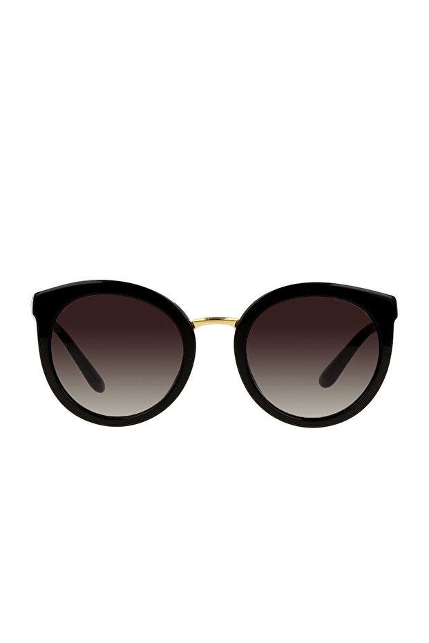 DOLCE & GABBANA Woman ROUND Sun- DG 4268 - lense size:52mm - BLACK