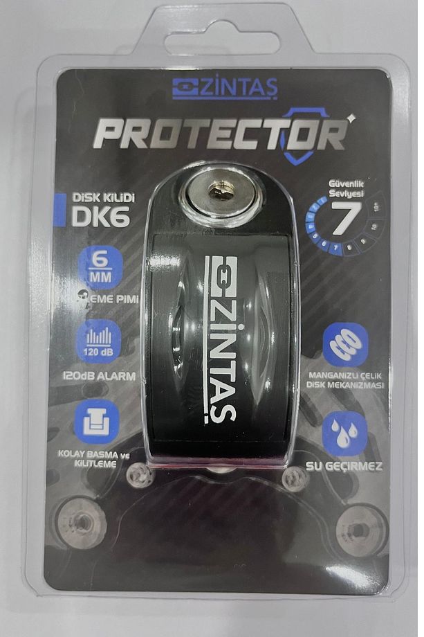 Protector Disk Kilidi 6mm 120 dB - 5