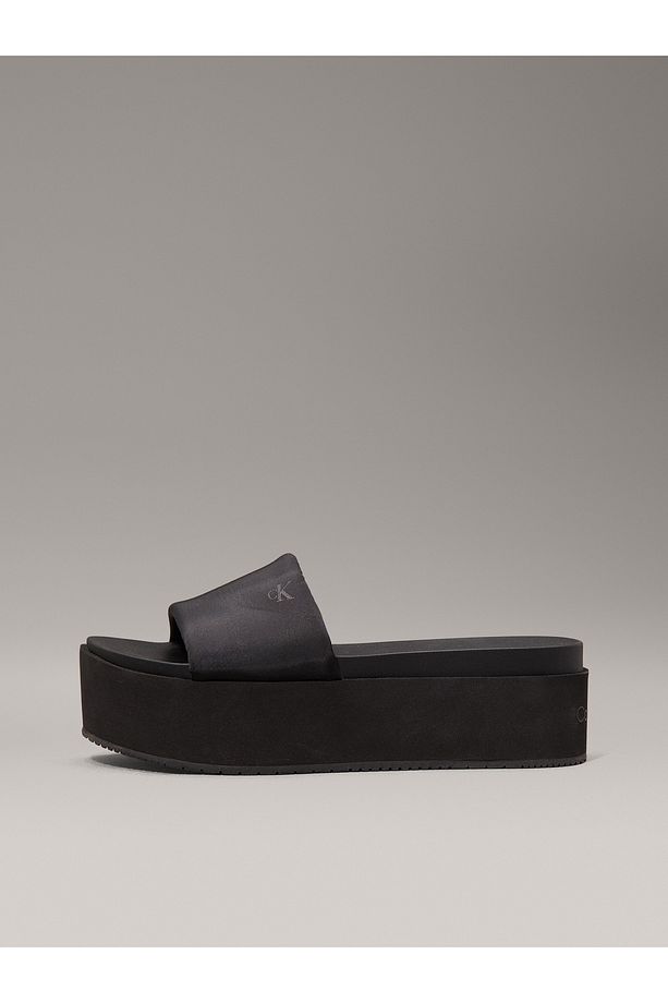 FLATFORM SANDAL SLIDE IN NYLON Terlik - 2