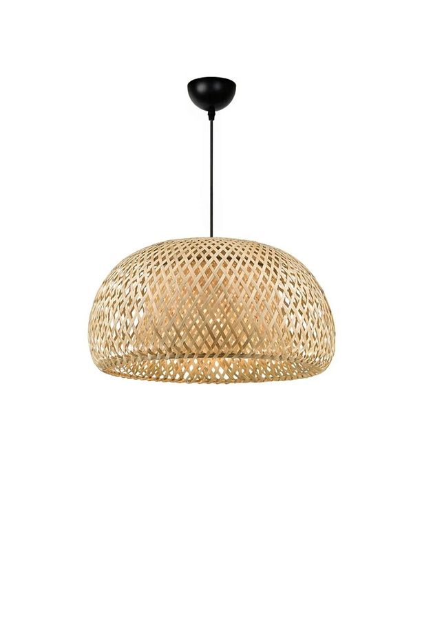 Bohem Rattan Bambu İskandinav Model Avize - 1