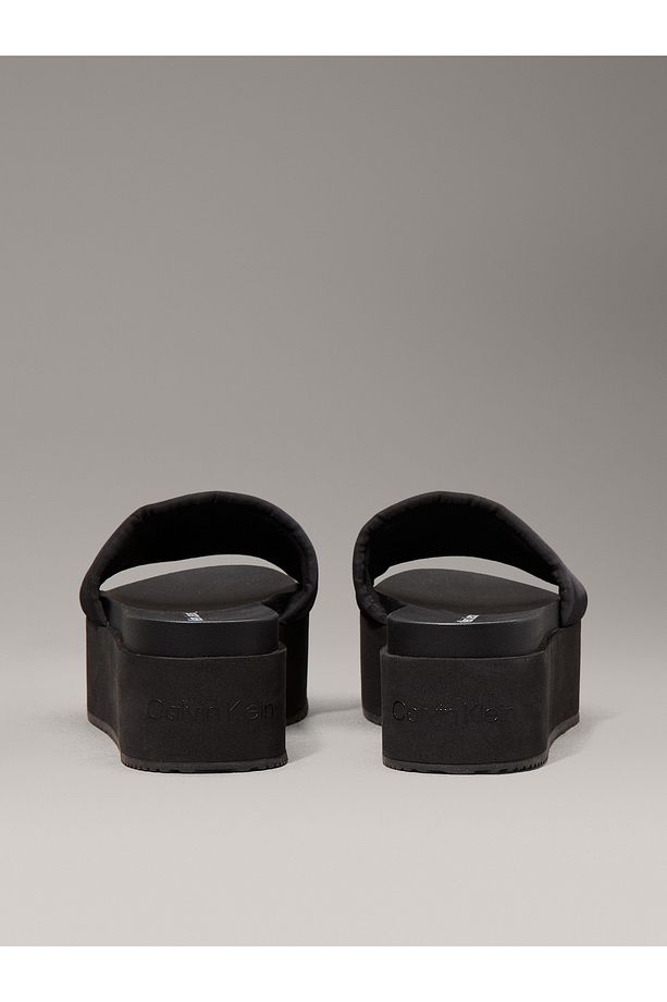 FLATFORM SANDAL SLIDE IN NYLON Terlik - 6