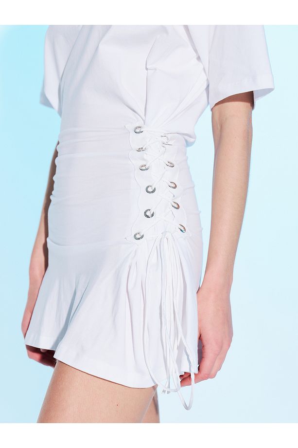 Ss6008 Claudıa Mini Tshirt Elbise - 5