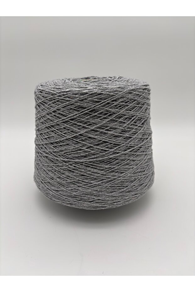 Pamuklu El Örgü Ipi-runner Ipi-motifli Çanta Ipi-cotton Ip-motif Ipi( 1 Kg ) Gri - 2