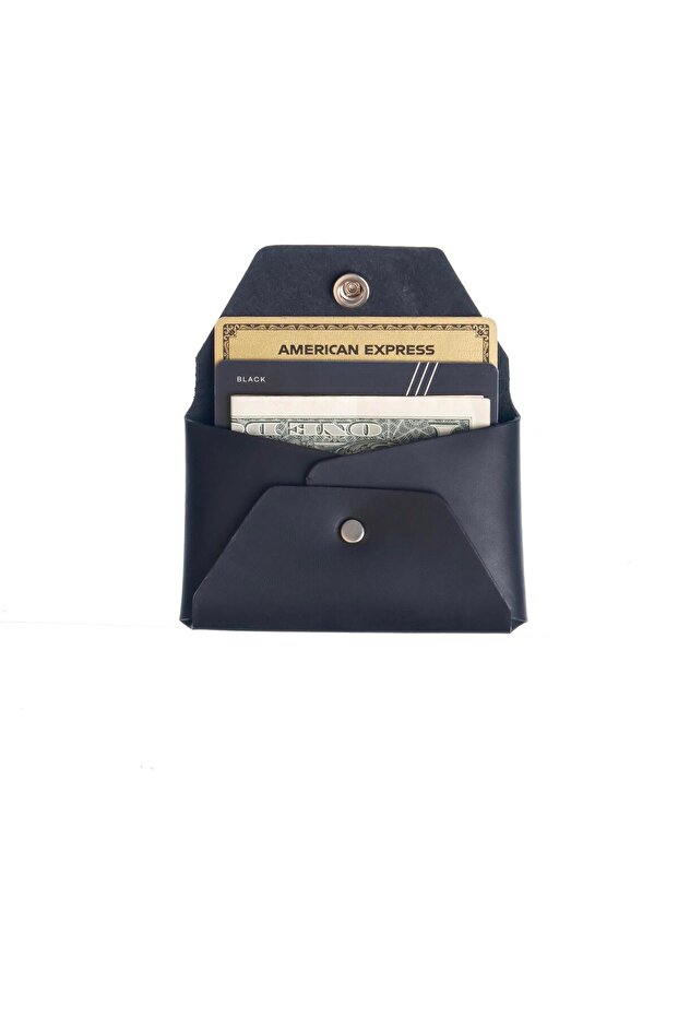 Buttero Black Genuine Leather Wallet Card Holder Securevault