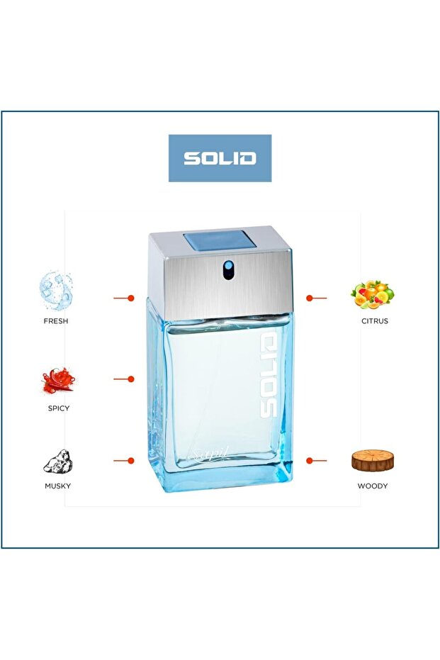 Solid for Men Eau De Toilette 100ml - 1