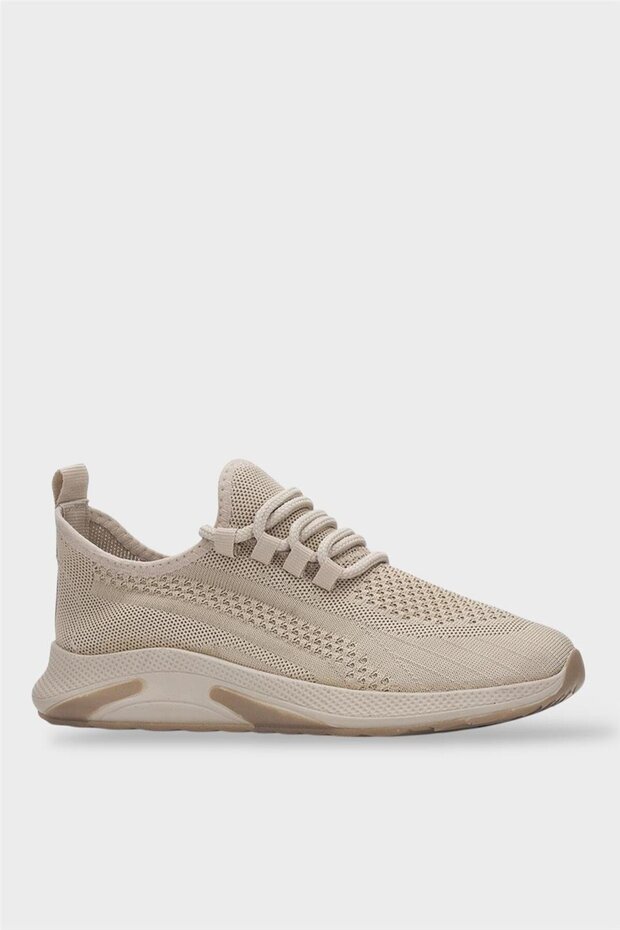 Unisex Summer Knitwear Sports Shoes Beige