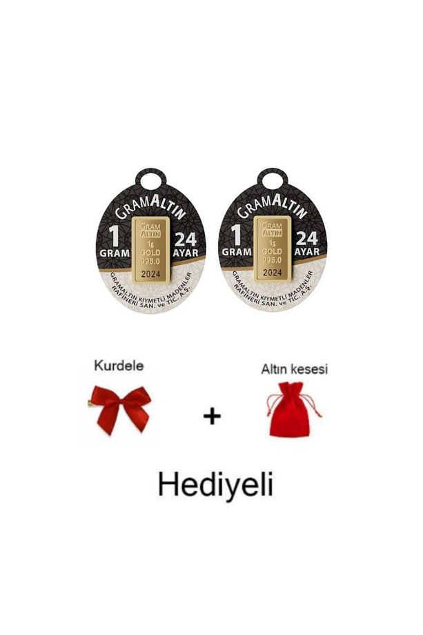 2 Adet 1 Gr 24 Ayar (995) Altın - 3