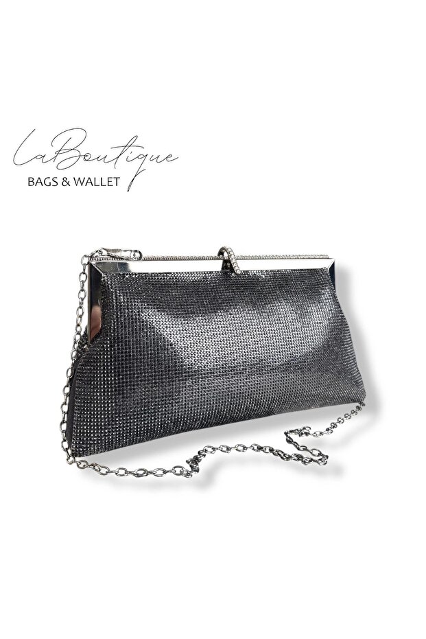 حقيبة فستان سهرة LB سوداء 25-005
