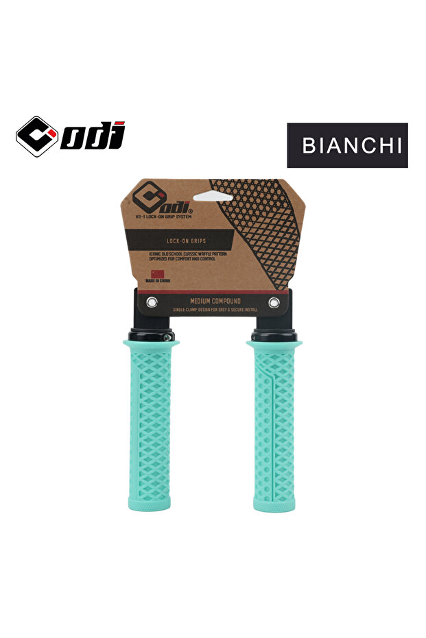 غطاء سيليكون لمقود الدراجة الجبلية VS-21 Bianchi ODI VS-21 بنمط الوافل المحدث