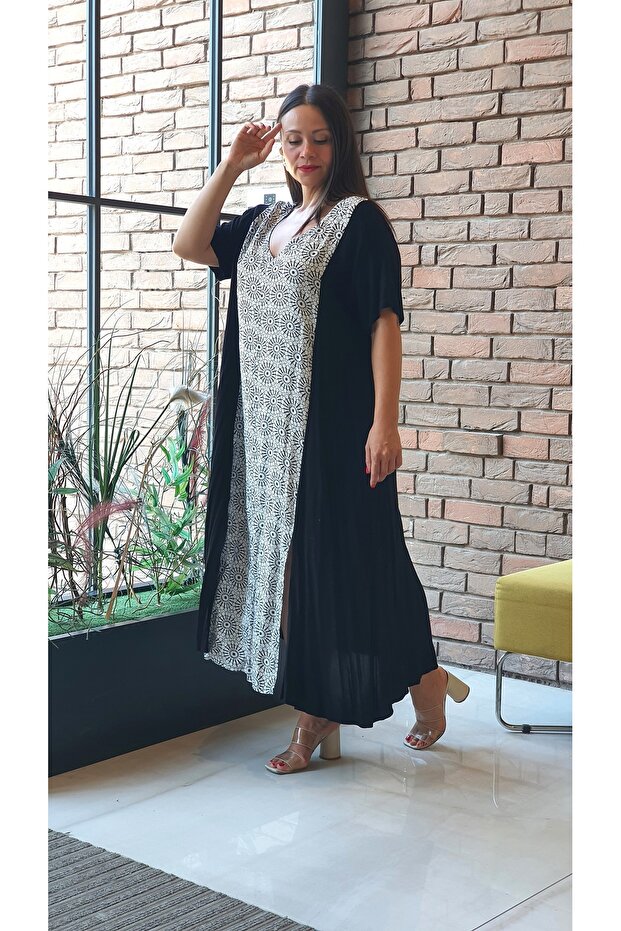 فستان مزين بنمط دائري - 2