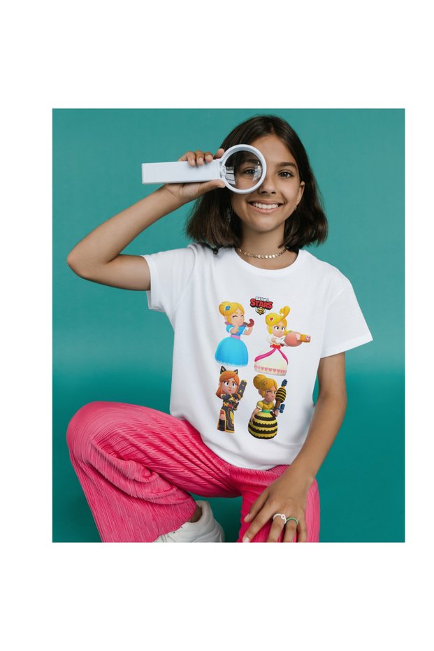 Brawl Stars Piper T-Shirt Kids Adult White T-Shirt Piper
