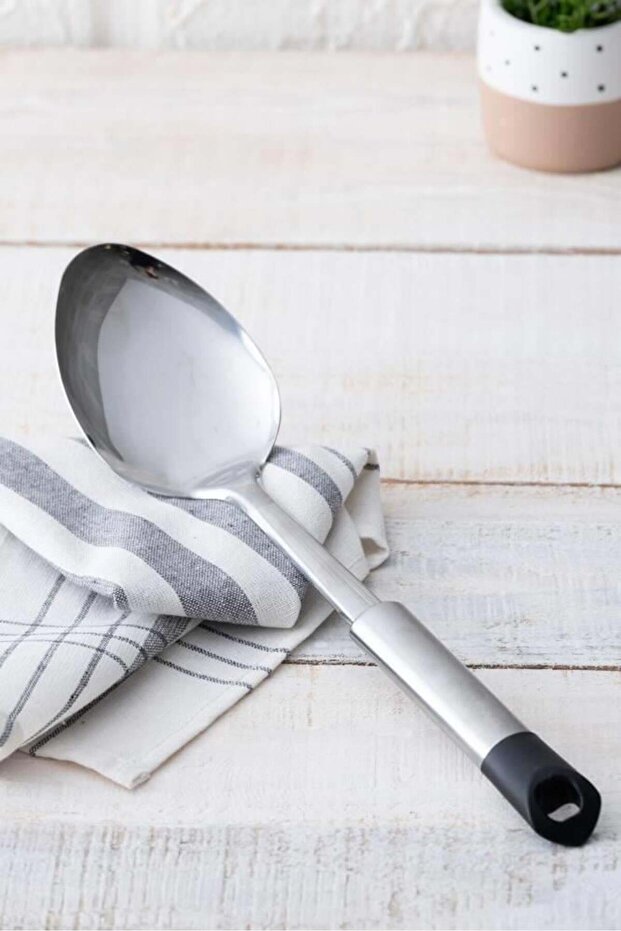 Helix Steel Serving Spoon - 33 cm