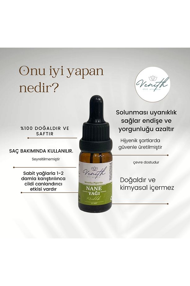 Tıbbi Nane Yağı - %100 Saf Uçucu Yağ - 10 ml - 2