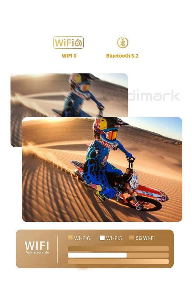Şarjlı 4K Destekli Taşınabilir Ev Sinema Projeksiyonu – Android, WiFi, Bluetooth, 3D, 200 ANSI Lümen - 7