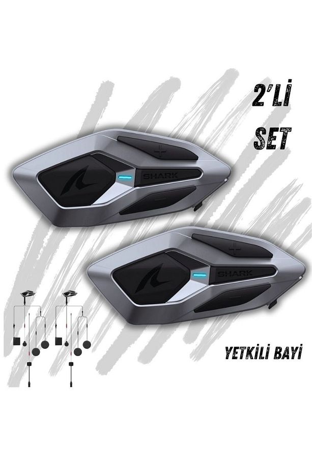 İntercom Sistemi Çiftli - Shark Kasklara Özel - 1