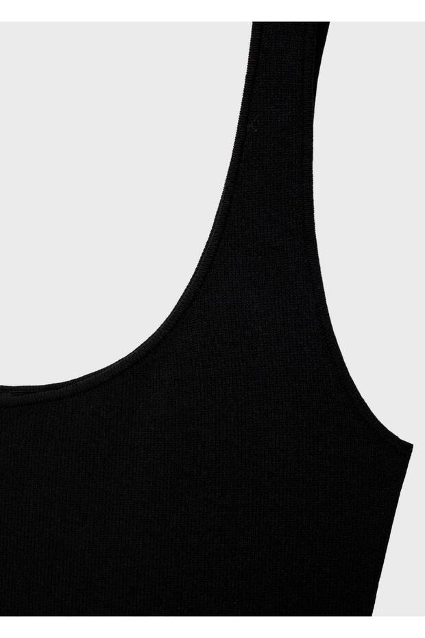 Kombine evaze elbise - 5