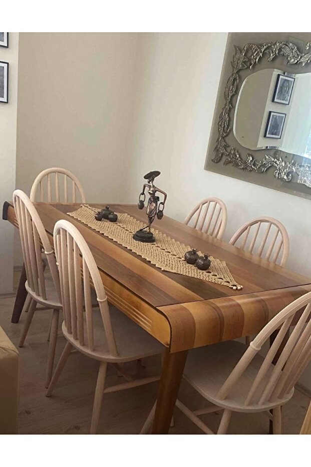 Ada Sandalye Cilasız Ham Yüzüklü Model - 8