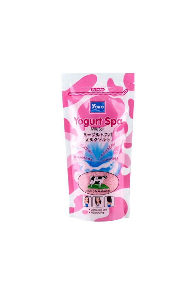 Yogurt Extract Anti-Ingrown Brightening and Moisturizing Bath Spa Salt 300 g Yogurt Salt