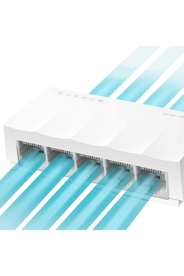 5 Port 10 / 100 Mbit Internet Hub Hup Çoğaltıcı Ethernet Switch Kablo Dağıtıcı Splitter - 2