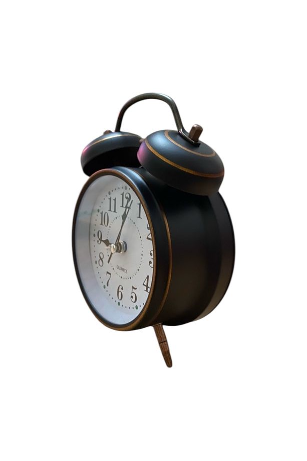 Retro Çift Çanlı Mekanik Çalar Saat – Güçlü Alarm, Şık Tasarım - 2
