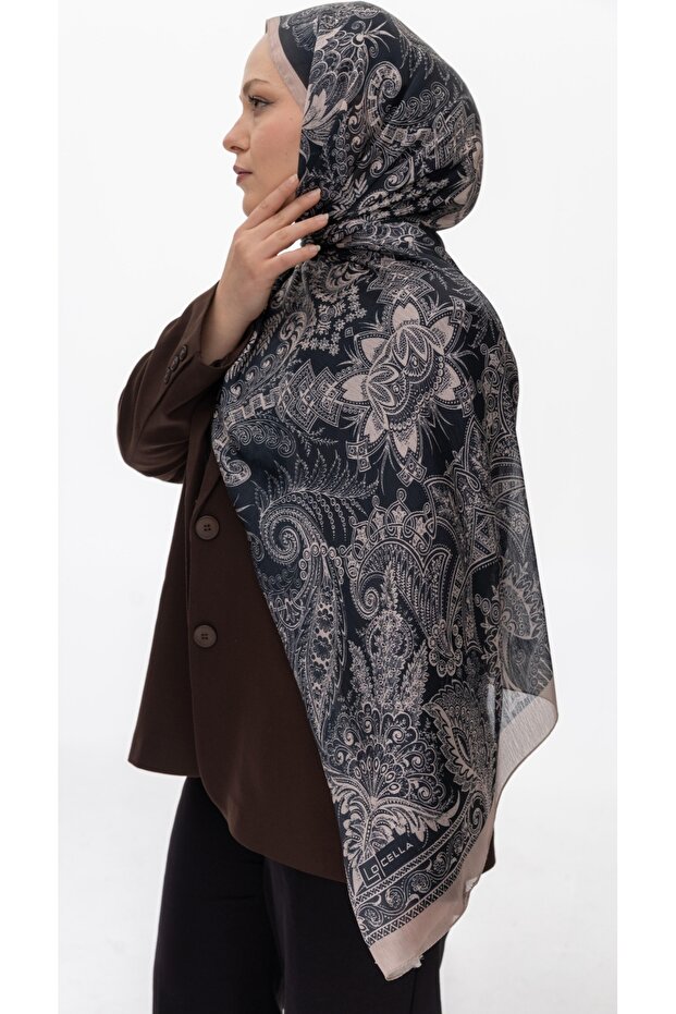 İpek Saten Şal - 1