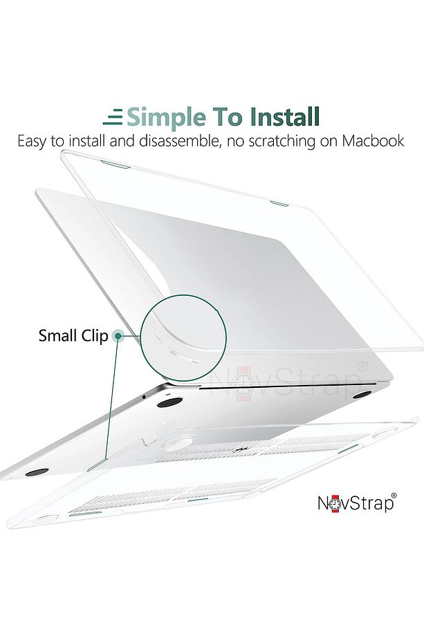 Macbook Air 15 Inç A2941 A3114 A3241 M2 M3 M4 Çip Ile Uyumlu Kılıf Sert Parlak Kılıf Kapak - 4