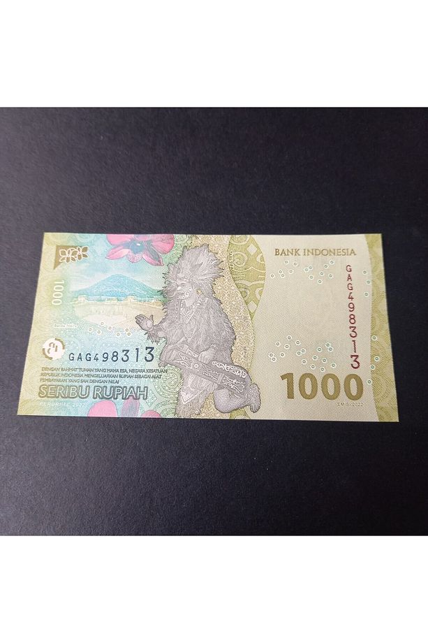 3996367df653cd4527 2022 Endonezya 1000 Rupiah ÇİL eski yabancı kağıt para - 5