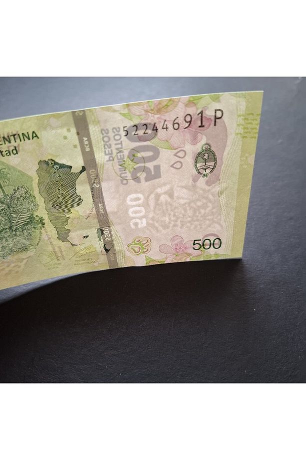 3996367df8faf5a659 500Pesos Arjantin ÇİL eski yabancı kağıt para - 2