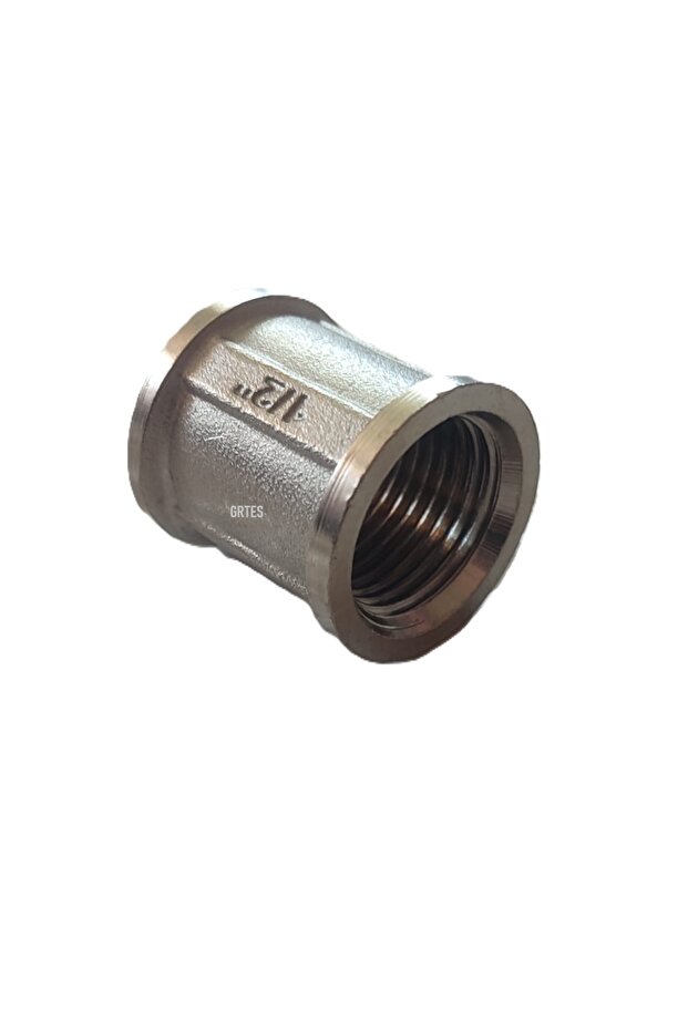 1/2"Dn15 Sarı/Krom Manşon İç Dişli (Dişi) - Chrome Threaded Sleeve - 3