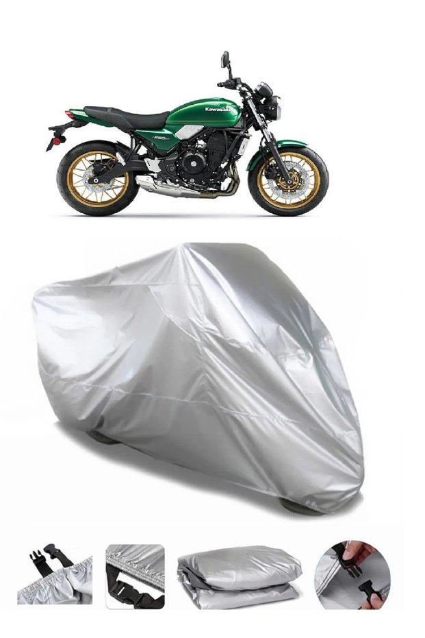 Kawasaki Z 650 Rs Ultra Thick Waterproof Motorcycle Tarpaulin Rear Bag Non-Fit
