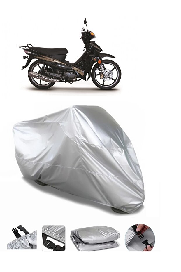 Rks Jaguar 100 Ultra Thick Waterproof Motorcycle Tarpaulin Rear Bag Non-Compliant