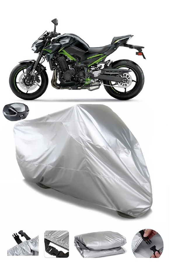 Kawasaki Z 750 S Ultra Thick Waterproof Motorcycle Tarpaulin Rear Bag Compatible