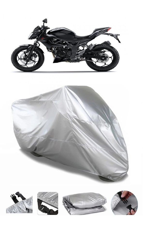 Kawasaki Z 250Sl Ultra Thick Waterproof Motorcycle Tarpaulin Rear Bag Non-Fit