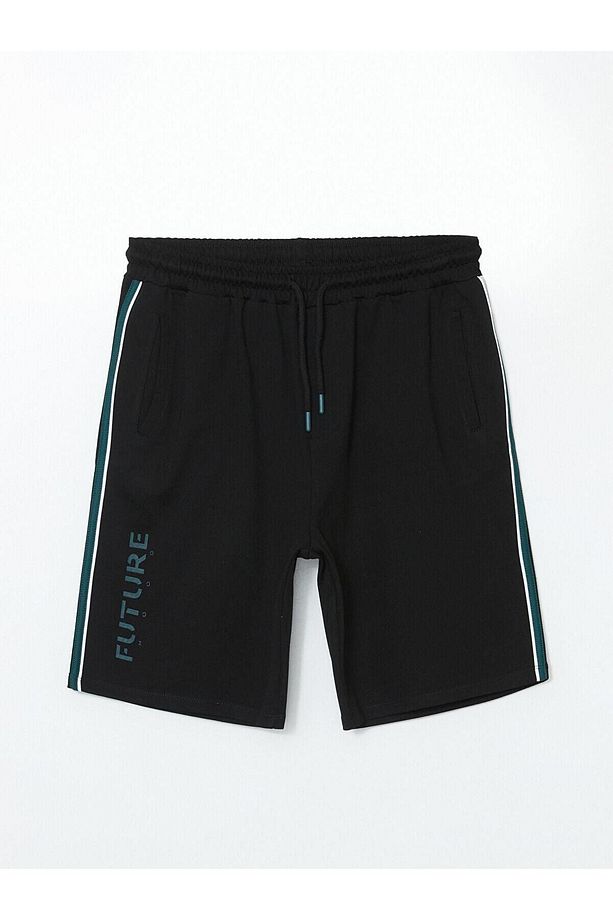 Slim Fit Erkek Pijama Alt Şort - 1