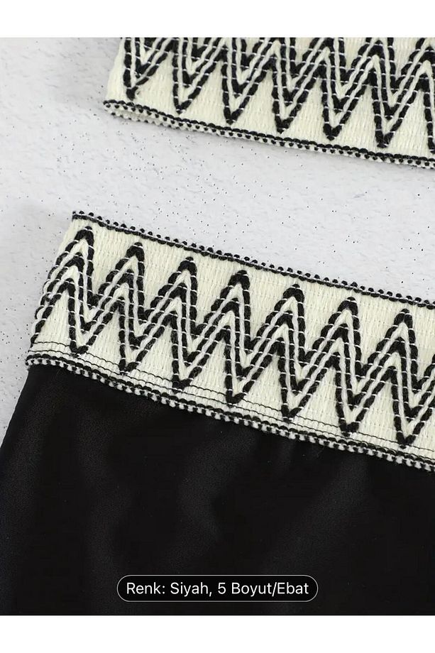 contrast band triangle bikini - 5