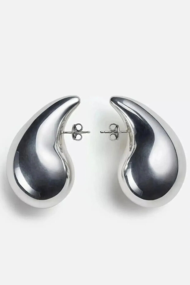 أقراط متدلية من الفضة - 4