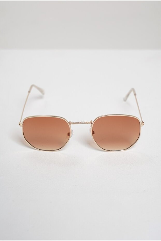 نظارات شمسية بإطار معدني سداسي - 4