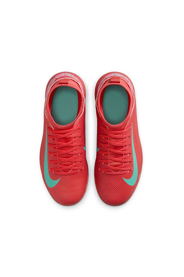 Nike Jr. Mercurial Superfly 10 Club Tf Genç Halı Saha Ayakkabısı FQ8313-800 Kırmızı - 4