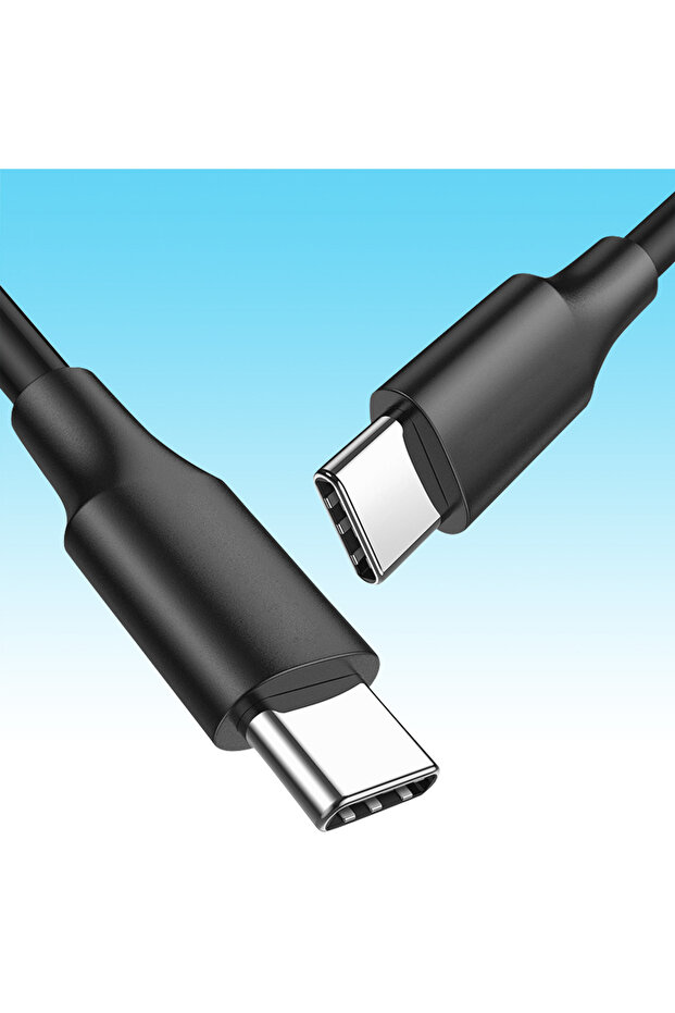 كيبل تايب سي تايب سي اسود شحن سريع 2متر - 2