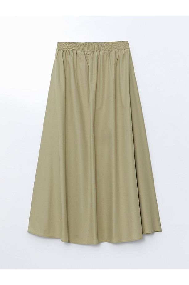 LCW Modest  Beli Lastikli Kadın Kloş Etek - 5