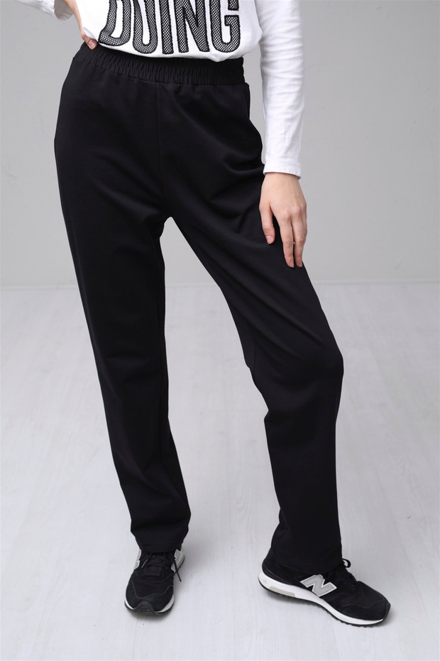 DÜZ PAÇA EŞOFMAN PANTOLON - 2